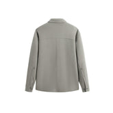 Men's Solid Pocket Wool Shirt